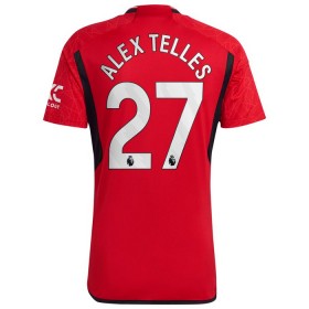 Camisola Manchester United Alex Telles 27 Equipamento Principal 2023-24 Manga Curta